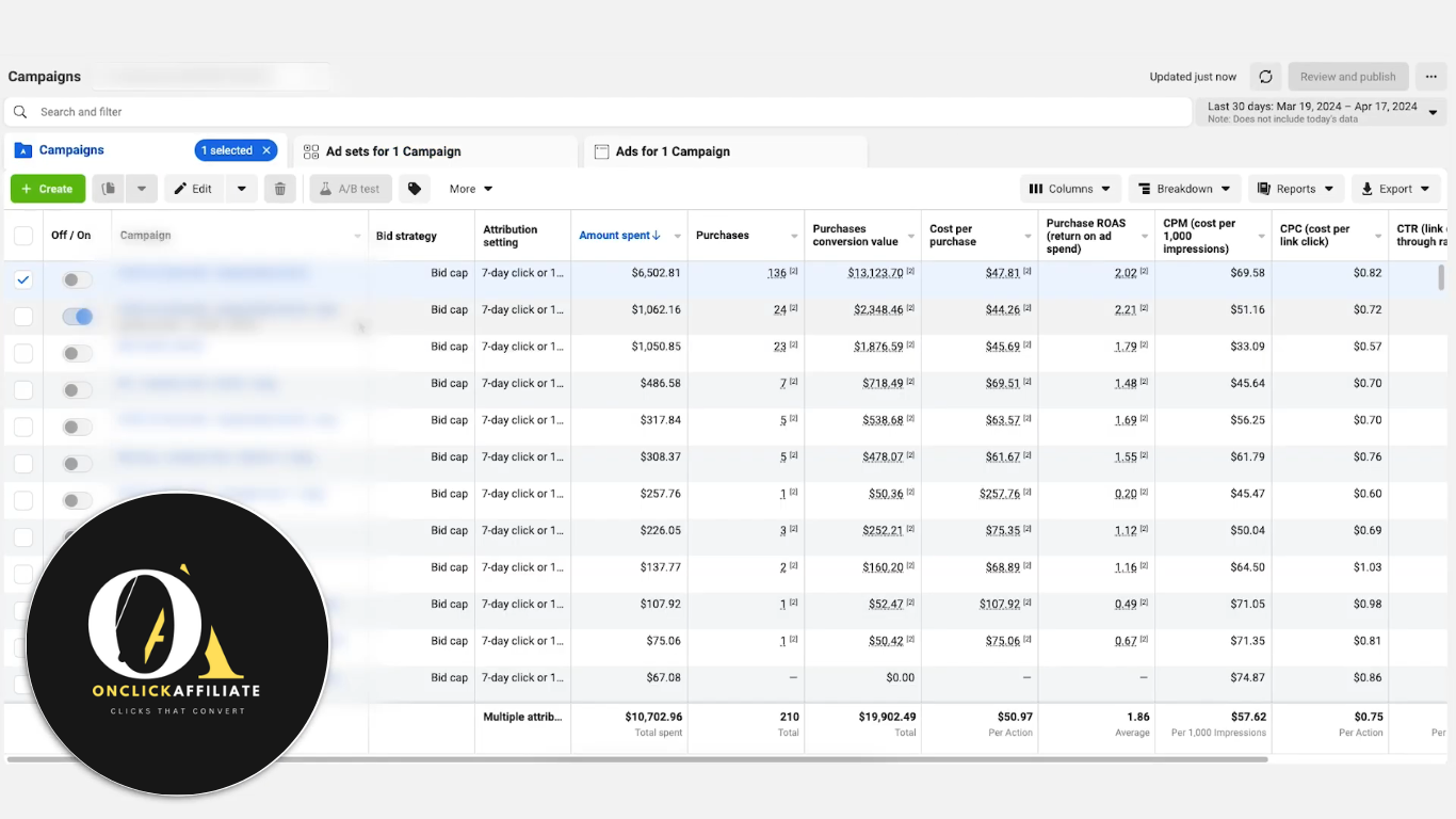 Conversion optimization campaign